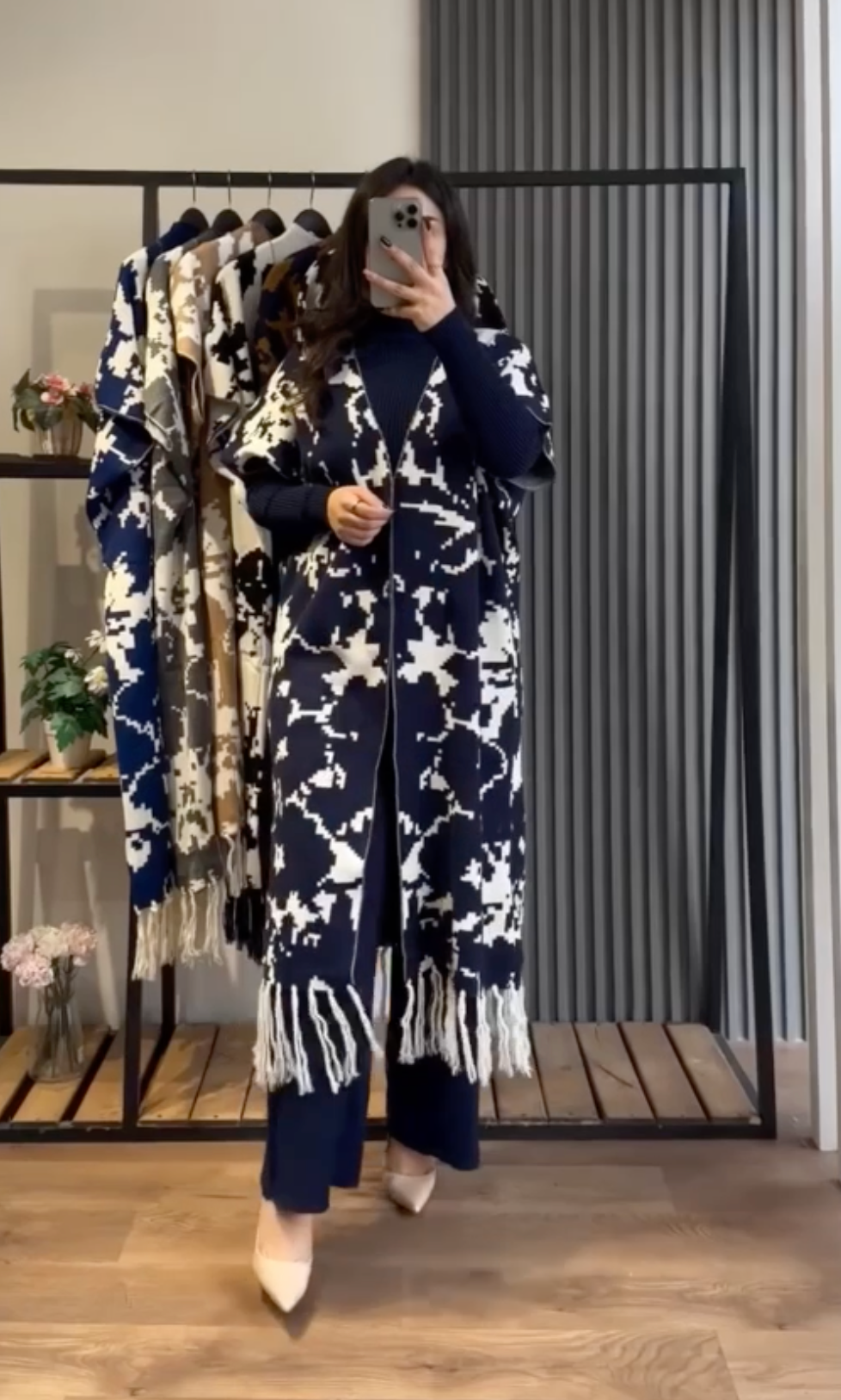 Capshawl printed 3PC-Set