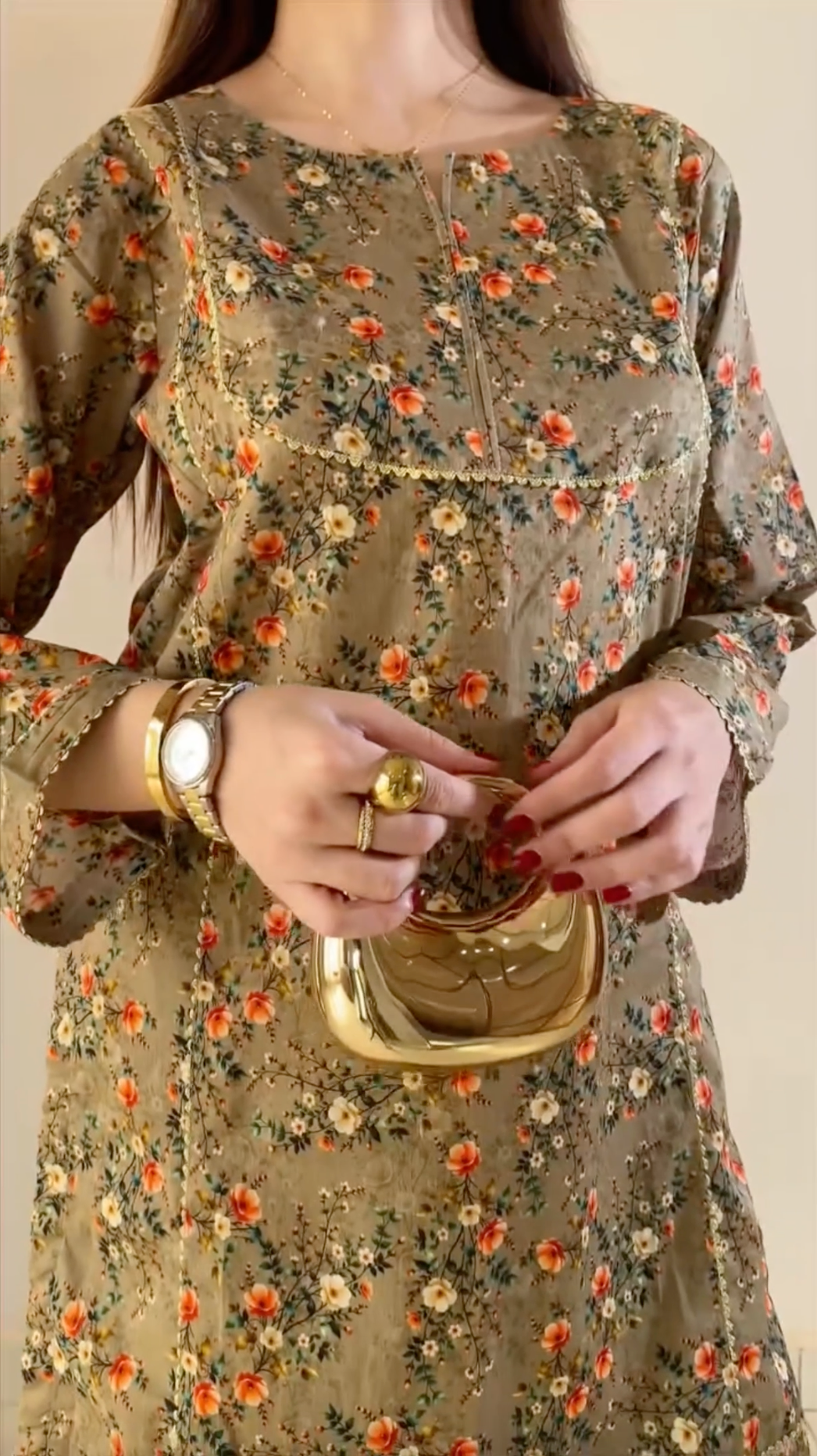 Mahira 3PC Stitched Dress