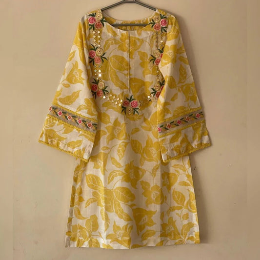 Yellow Petal Two Piece
